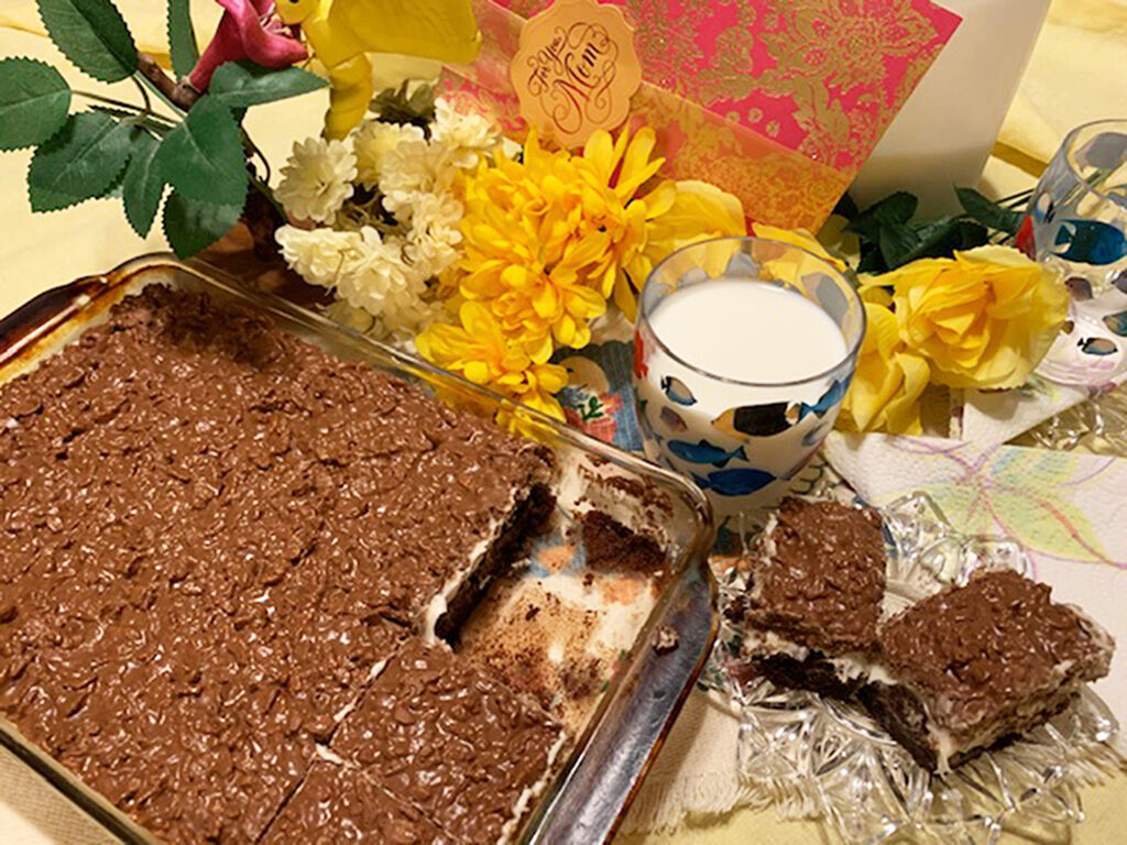 My Leader Yummy – Triple-Layer Brownies